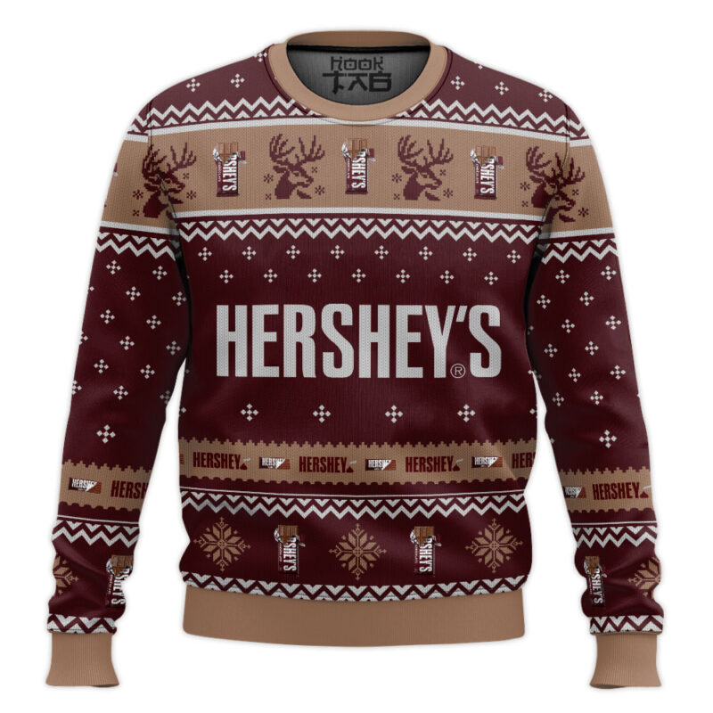 Hooktab Hershey's Ugly Christmas Sweater