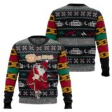 Hooktab Hip-hop Santa Ugly Christmas Sweater