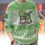Hooktab Hippity Hoppity Get Out Of My Property Kermit The Frog Meme Ugly Christmas Sweater