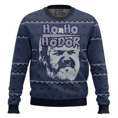 Hooktab Ho Ho Hodor Game Of Thrones Ugly Christmas Sweater
