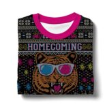 Hooktab Ho Ho Homecoming Go Bayside Ugly Christmas Sweater