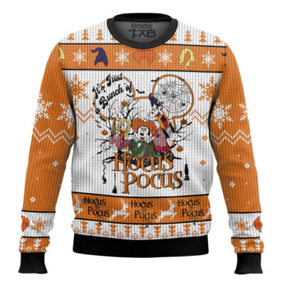 Hooktab Hocus Pocus Ugly Christmas Sweater