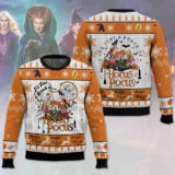 Hooktab Hocus Pocus Ugly Christmas Sweater