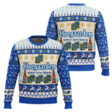 Hooktab Hoegaarden Beer Ugly Christmas Sweater
