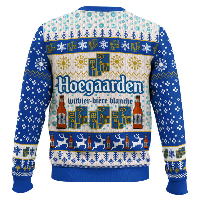 Hooktab Hoegaarden Beer Ugly Christmas Sweater Hooktab Hoegaarden Beer Ugly Christmas Sweater
