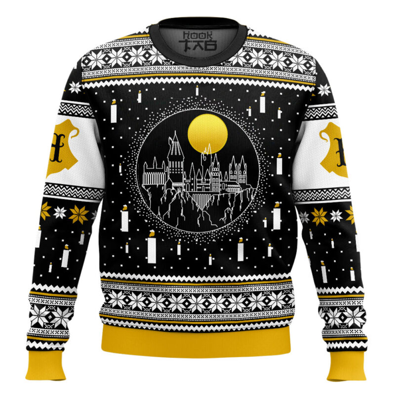 Hooktab Hogwart Night Ugly Christmas Sweater