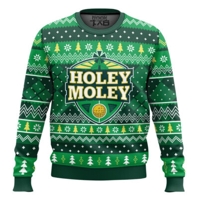 Hooktab Holey Moley Ugly Christmas Sweater