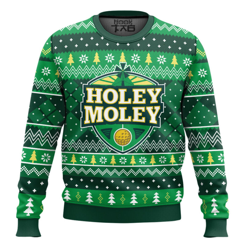 Hooktab Holey Moley Ugly Christmas Sweater Hooktab Holey Moley Ugly Christmas Sweater