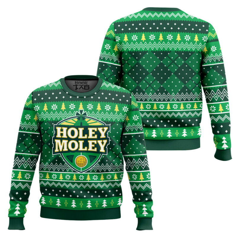 Hooktab Holey Moley Ugly Christmas Sweater Hooktab Holey Moley Ugly Christmas Sweater