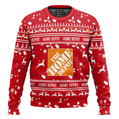 Hooktab Home Depot Premium Ugly Christmas Sweater