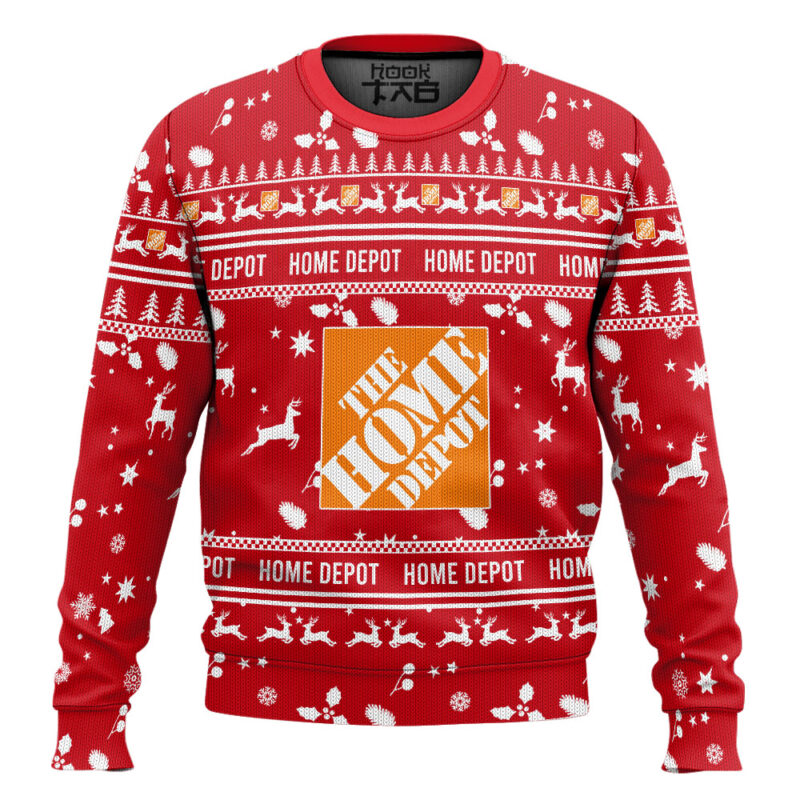 Hooktab Home Depot Premium Ugly Christmas Sweater