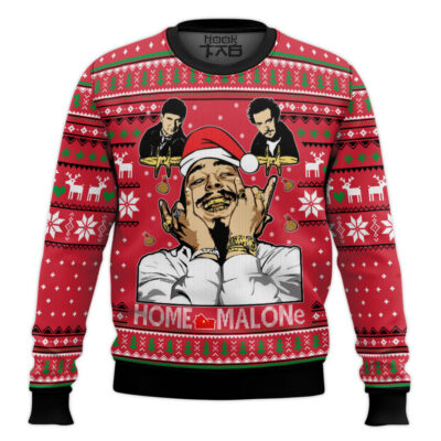 Hooktab Home Malone Post Malones Ugly Christmas Sweater
