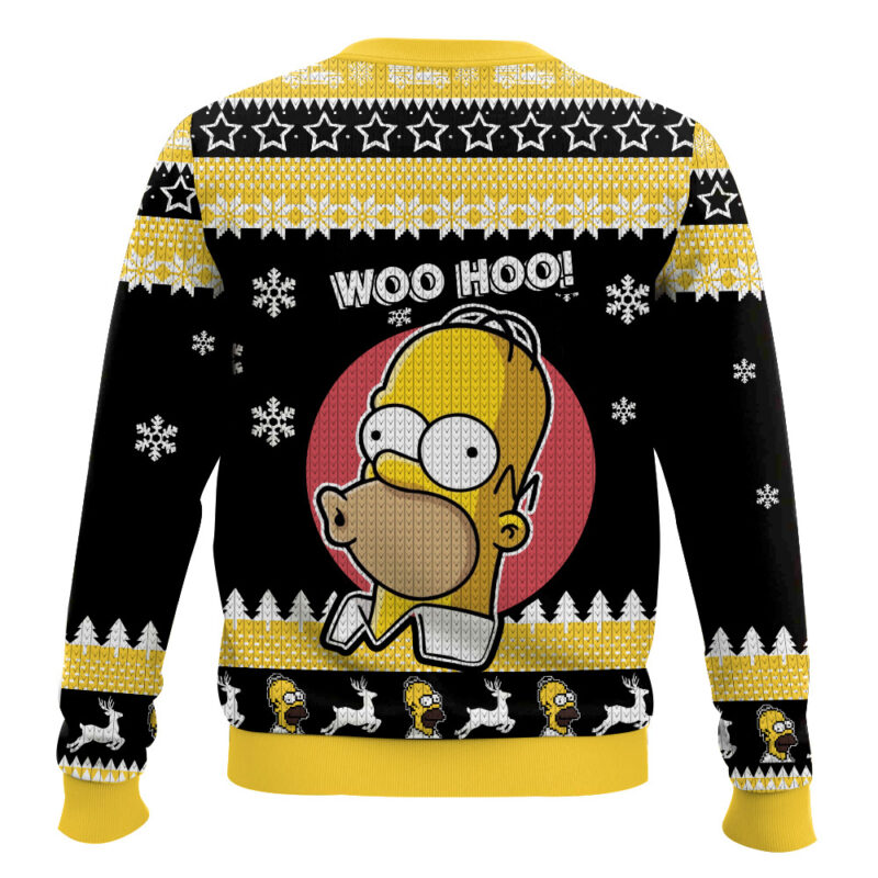 Hooktab Homer Rock And Roll The Simpsons Ugly Christmas Sweater Hooktab Homer Rock And Roll The Simpsons Ugly Christmas Sweater