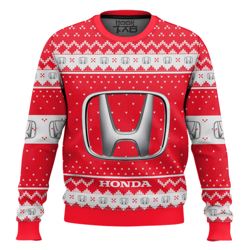 Hooktab Honda Ugly Christmas Sweater