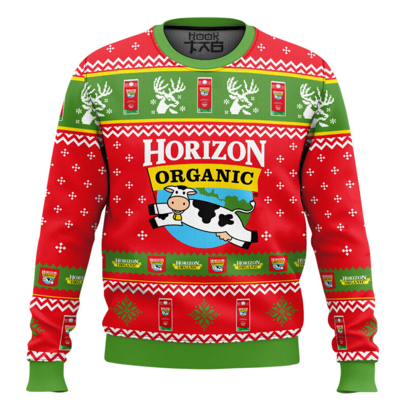 Hooktab Horizon Organic Ugly Christmas Sweater