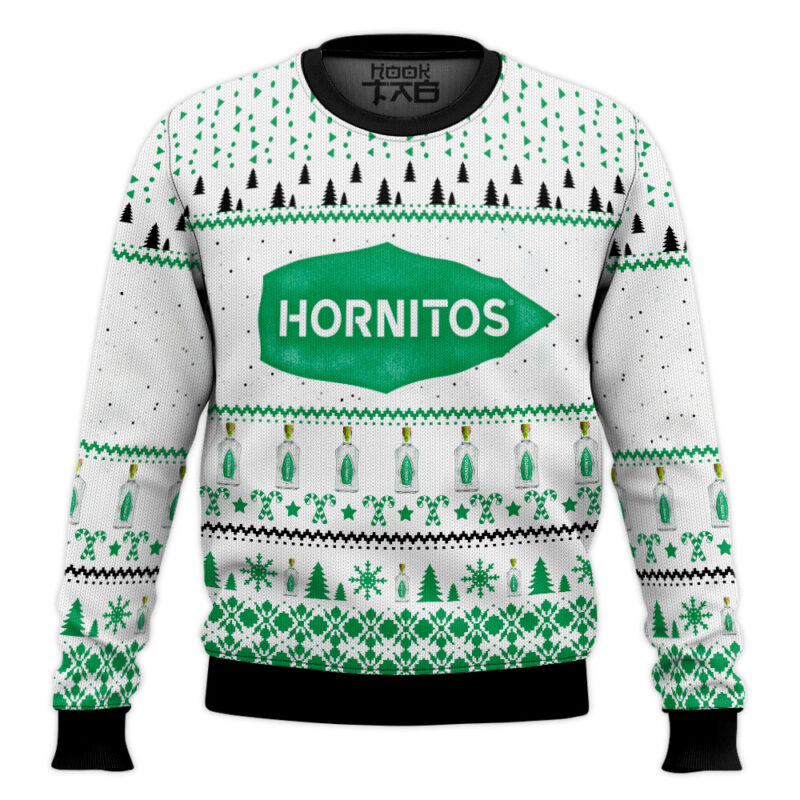 Hooktab Hornitos Ugly Christmas Sweater