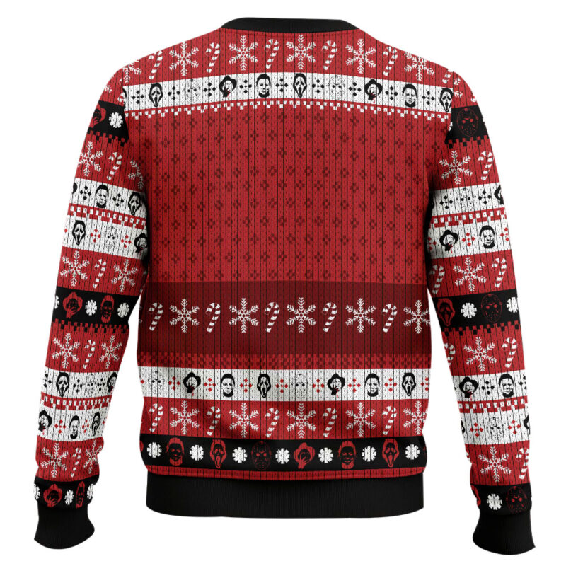 Hooktab Horror Guys Slashin Through The Snow Ugly Christmas Sweater Hooktab Horror Guys Slashin Through The Snow Ugly Christmas Sweater