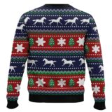 Hooktab Horses Pattern Ugly Christmas Sweater