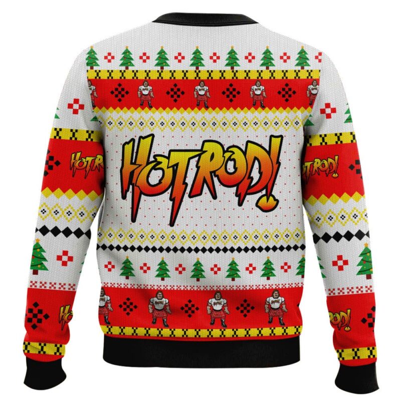 Hooktab Hot Rop Roddy Piper WWE Ugly Christmas Sweater Hooktab Hot Rop Roddy Piper WWE Ugly Christmas Sweater