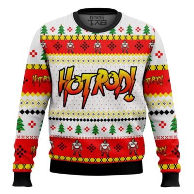 Hooktab Hot Rop Roddy Piper WWE Ugly Christmas Sweater