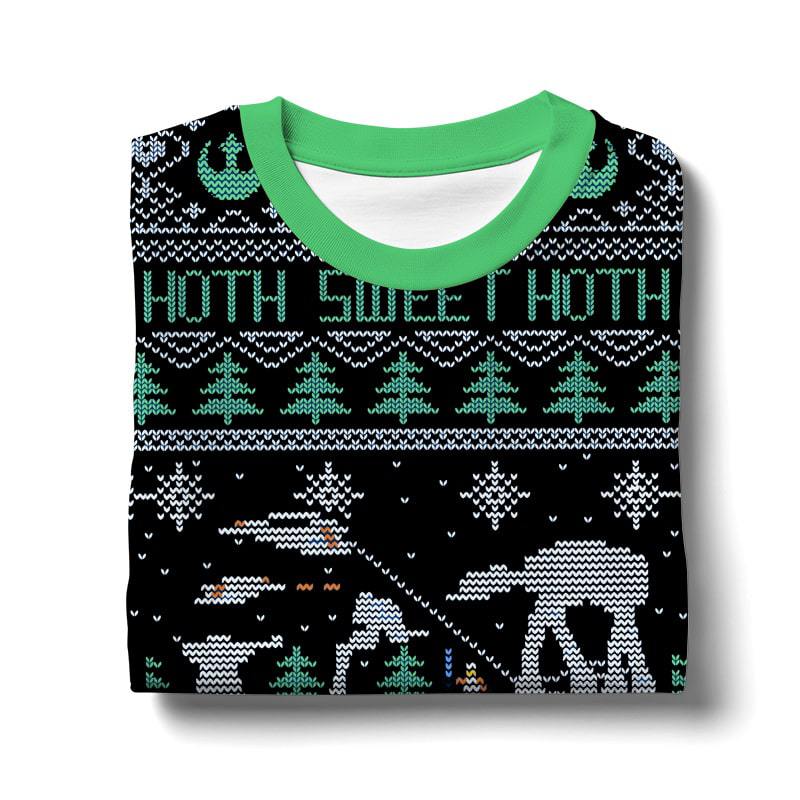 Hooktab Hoth Sweet Hoth Star Wars Ugly Christmas Sweater Hooktab Hoth Sweet Hoth Star Wars Ugly Christmas Sweater