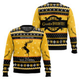 Hooktab House Baratheon Game Of Thrones Ugly Christmas Sweater