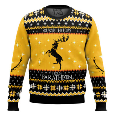 Hooktab House Baratheon Game Of Thrones Ugly Christmas Sweater