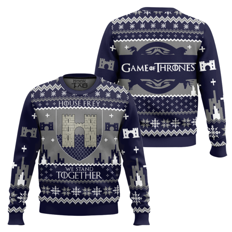 Hooktab House Frey Game Of Thrones Ugly Sweater Hooktab House Frey Game Of Thrones Ugly Sweater