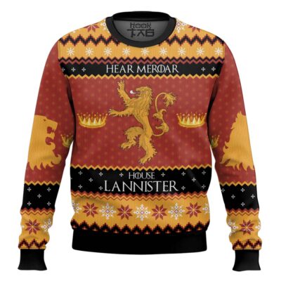 Hooktab House Lannister Game Of Thrones Ugly Christmas Sweater