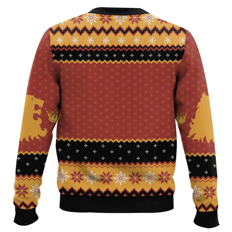 Hooktab House Lannister Game Of Thrones Ugly Christmas Sweater Hooktab House Lannister Game Of Thrones Ugly Christmas Sweater