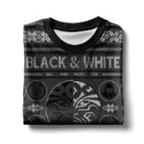 Hooktab House Of Black and White Valar Morghulis Game Of Throne Ugly Christmas Sweater
