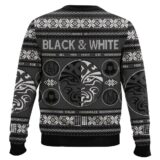 Hooktab House Of Black and White Valar Morghulis Game Of Throne Ugly Christmas Sweater