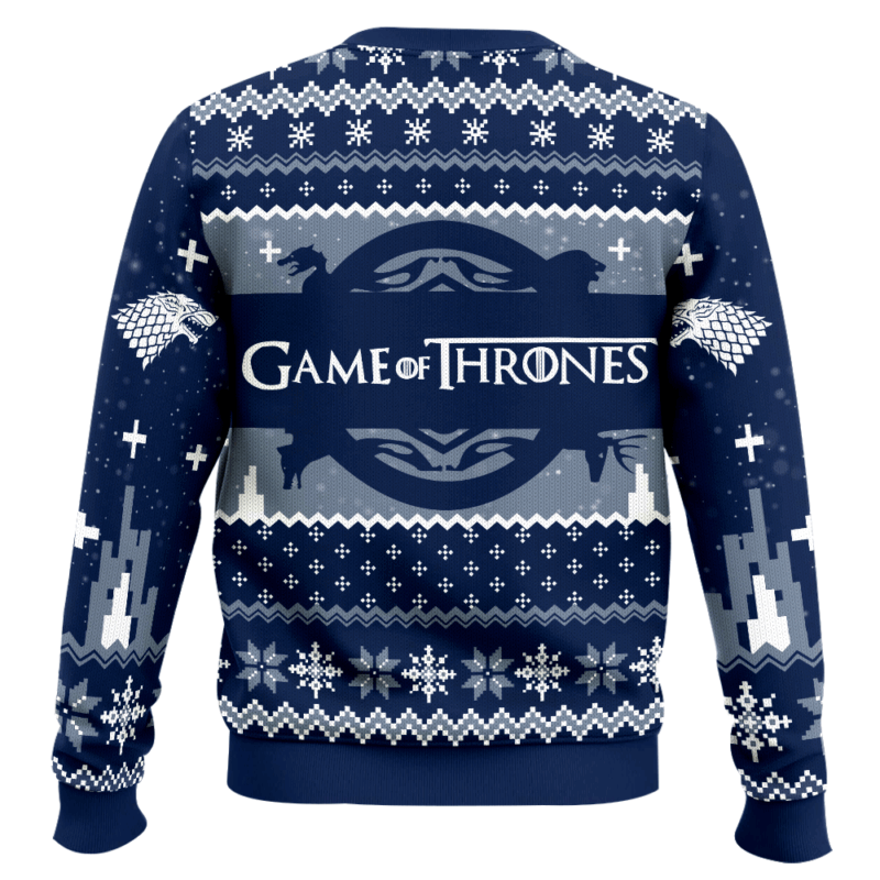 Hooktab House Stark Game Of Thrones Ugly Sweater Hooktab House Stark Game Of Thrones Ugly Sweater