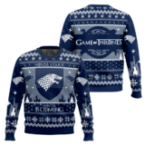 Hooktab House Stark Game Of Thrones Ugly Sweater