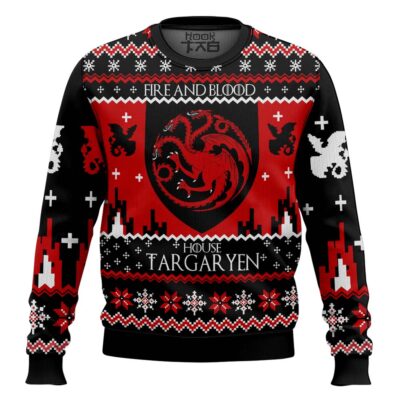 Hooktab House Targaryen Game Of Thrones Ugly Christmas Sweater