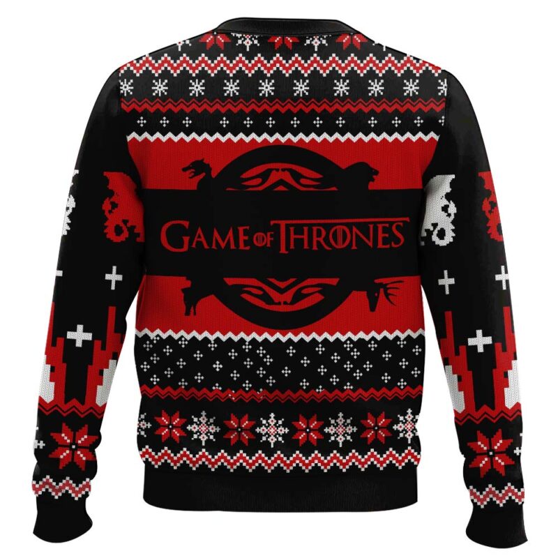 Hooktab House Targaryen Game Of Thrones Ugly Christmas Sweater Hooktab House Targaryen Game Of Thrones Ugly Christmas Sweater