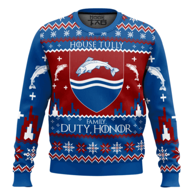 Hooktab House Tully Game Of Thrones Ugly Sweater