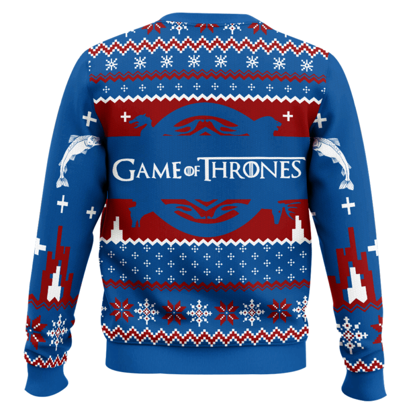 Hooktab House Tully Game Of Thrones Ugly Sweater Hooktab House Tully Game Of Thrones Ugly Sweater