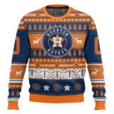 Hooktab Houston Astros - Custom Name And Number Ugly Sweater