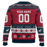 Hooktab Houston Texans - Custom Name And Number Ugly Sweater