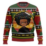 Hooktab Huey Freeman The Boondocks Ugly Christmas Sweater
