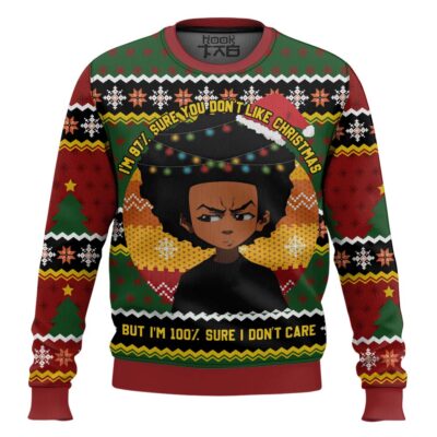 Hooktab Huey Freeman The Boondocks Ugly Christmas Sweater