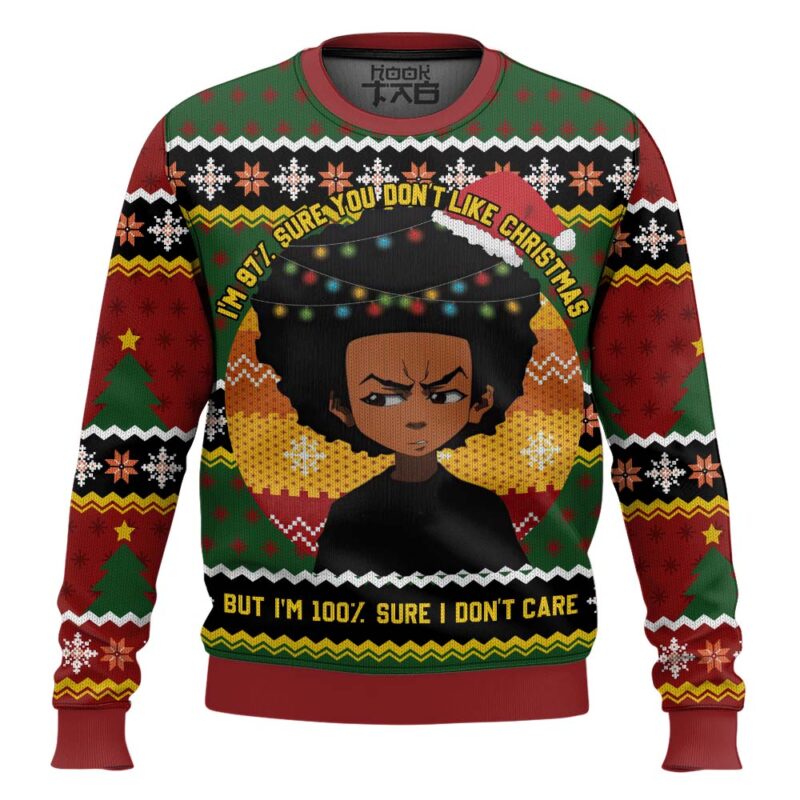 Hooktab Huey Freeman The Boondocks Ugly Christmas Sweater