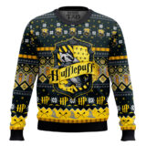 Hooktab Huflepuff Ugly Christmas Sweater