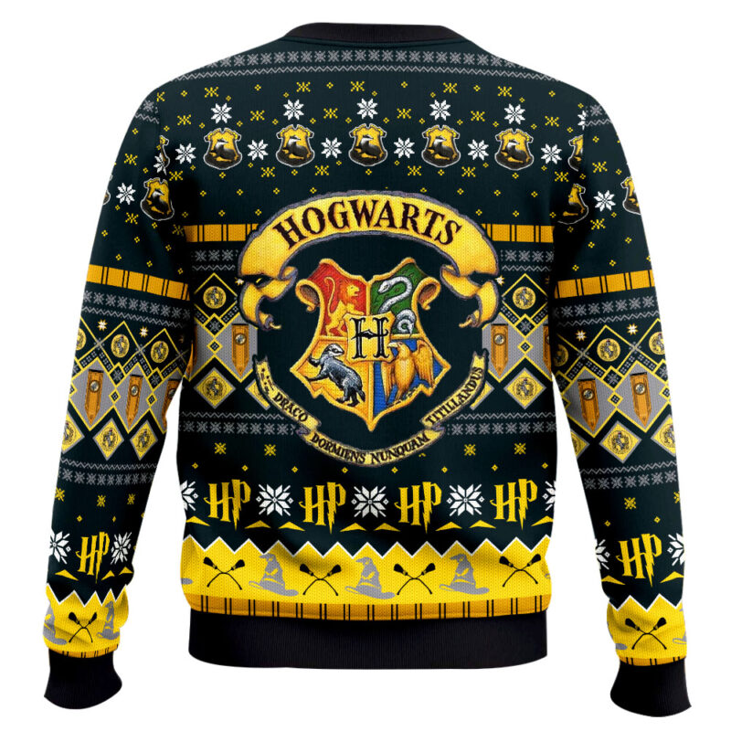 Hooktab Huflepuff Ugly Christmas Sweater Hooktab Huflepuff Ugly Christmas Sweater