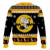 Hooktab Hug Me The Charlie Brown and Snoopy Show Ugly Christmas Sweater