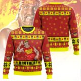 Hooktab Hulk Hogan Brother! WWE Ugly Christmas Sweater