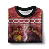 Hooktab Hulk Hogan vs Hollywood Hogan WWE Ugly Christmas Sweater