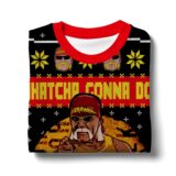 Hooktab Hulk Hogan Whatcha Gonna Do Brother WWE Ugly Christmas Sweater