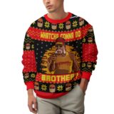 Hooktab Hulk Hogan Whatcha Gonna Do Brother WWE Ugly Christmas Sweater